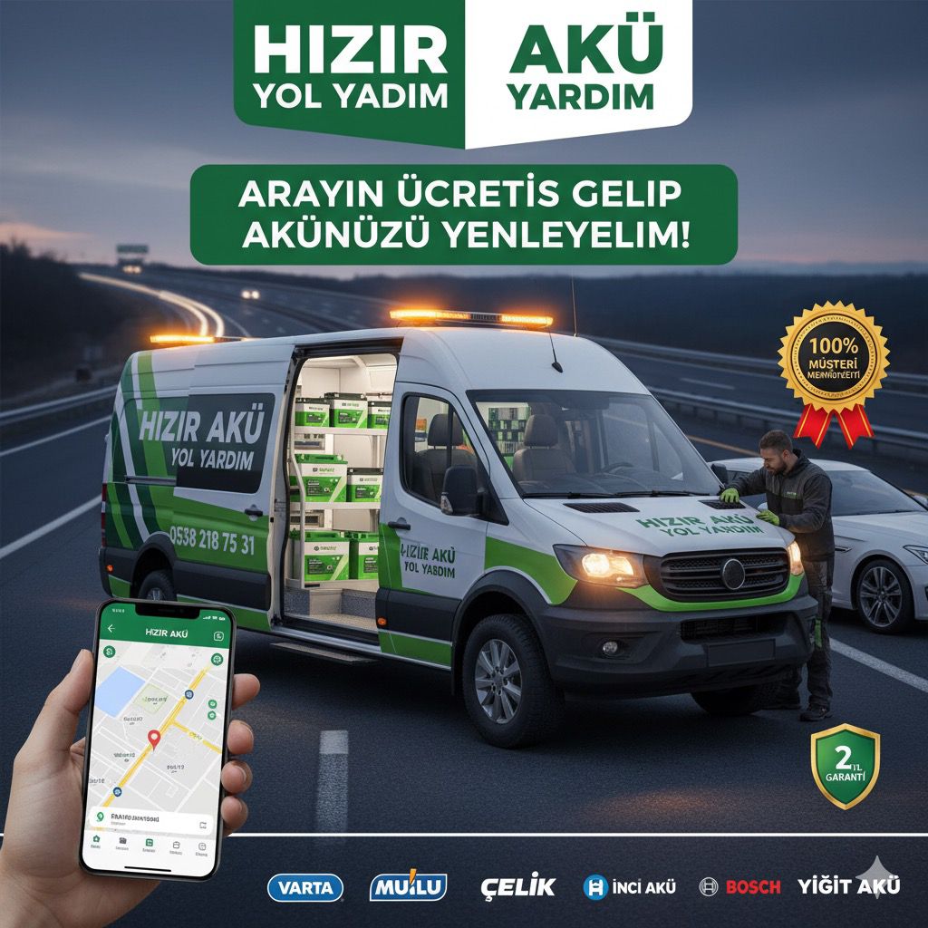 Nilüfer Hızır Akü Değişimi Hizmeti: Kapınıza Gelen Mobil Konfor